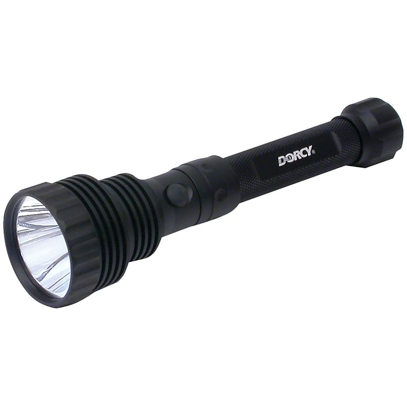 Dorcy 8.81" LED Rechargeable Flashlight, 800 Lumens, Black (41-4299) image 1
