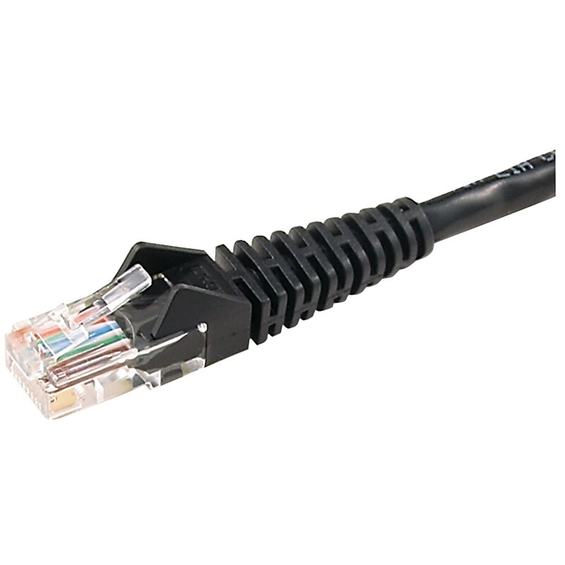Tripp Lite 25' CAT-5e Snagless Molded Patch Cable, Black (TRPN001025BK) image 1