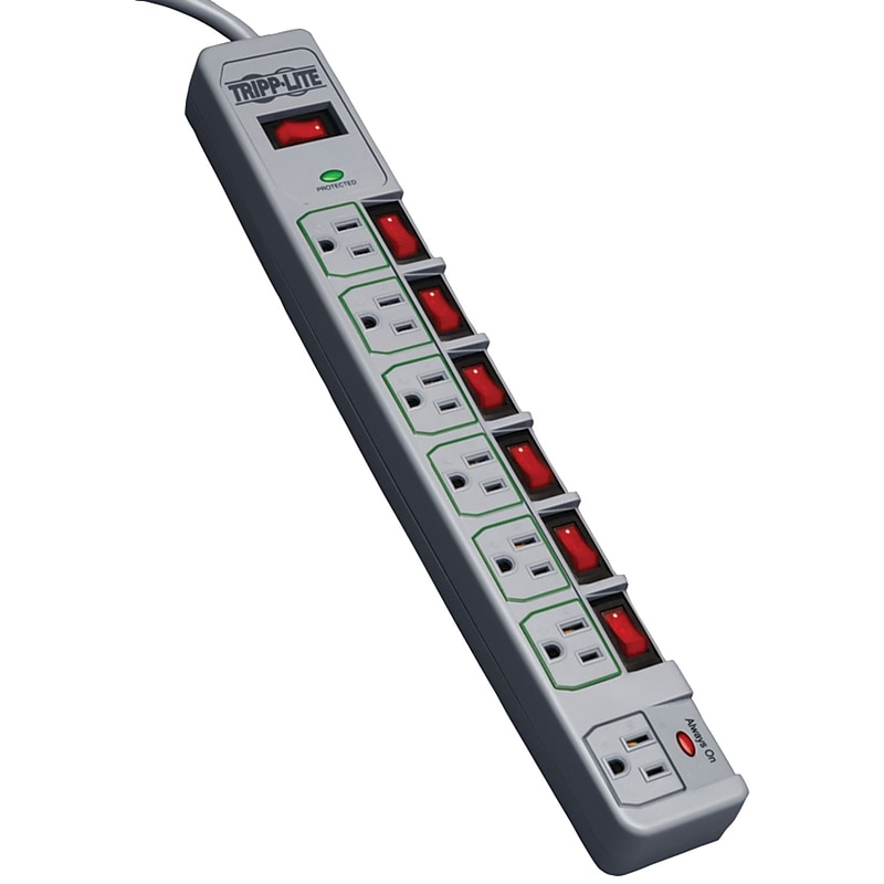 Tripp Lite PROTECT IT!® 7-Outlet 1080  Joule Surge   Suppressor With 6 ' Cord image 1