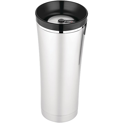 Thermos® Sipp 16 oz. Stainless Steel Travel Mug With Tea Hook, Black