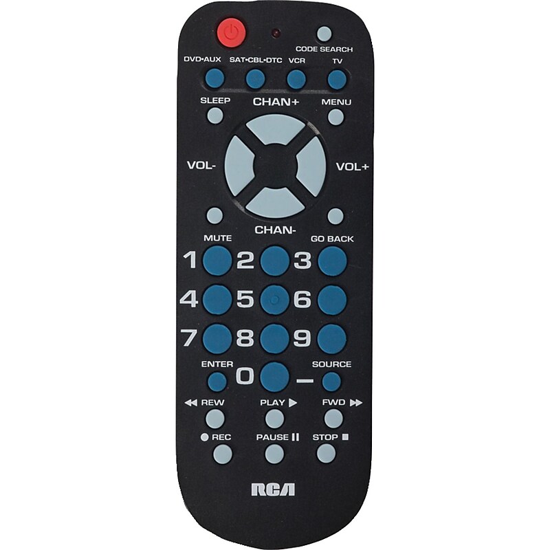 RCA 4-Device Palm-Sized Universal Remote (RCR504BR) image 1