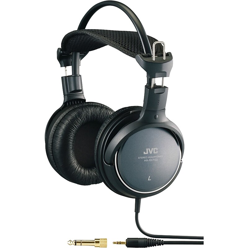 JVC HA-RX700 Over-Ear High-Grade Full-Size Headphone, Black image 1