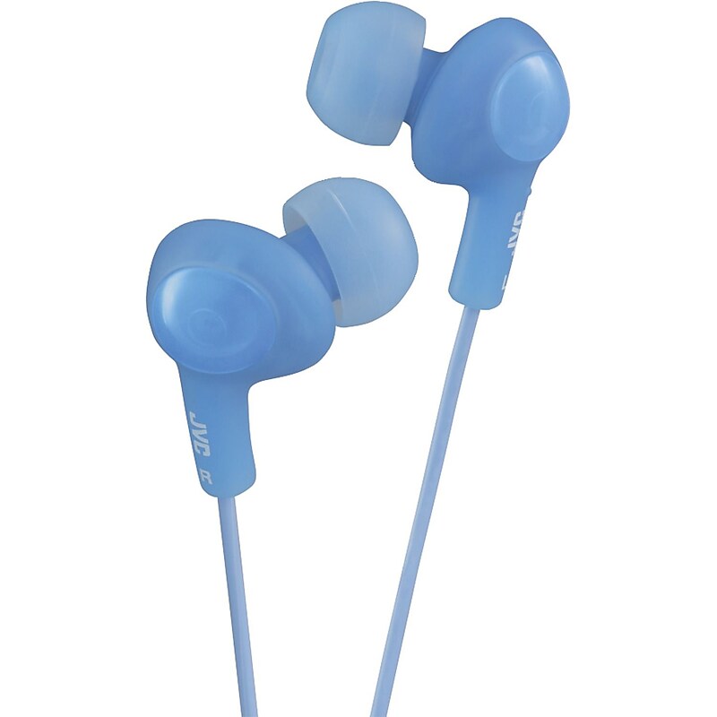 JVC Gumy Plus Noise Canceling Earbuds, Blue (JVCHAFX5A) image 1