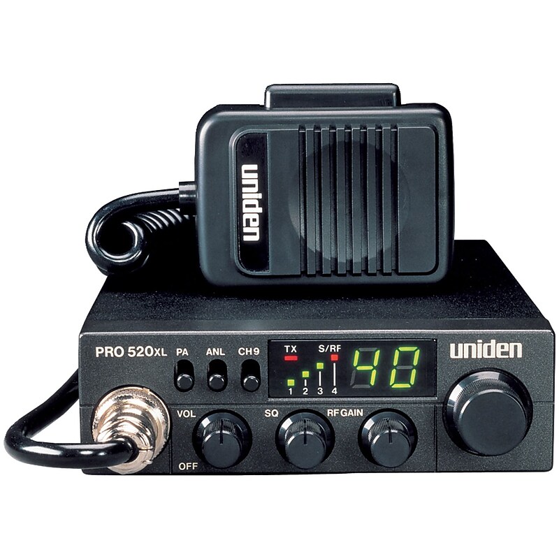 Uniden PRO520XL Compact Professional Mobile CB Radio, Black image 1