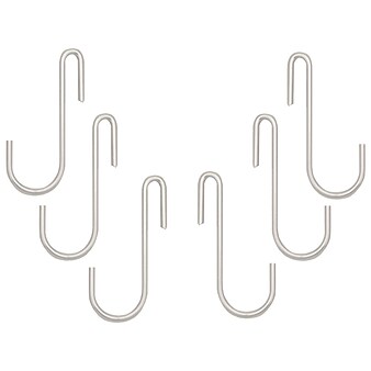 Range Kleen® 6 Pack S-shaped Pot Rack Hooks