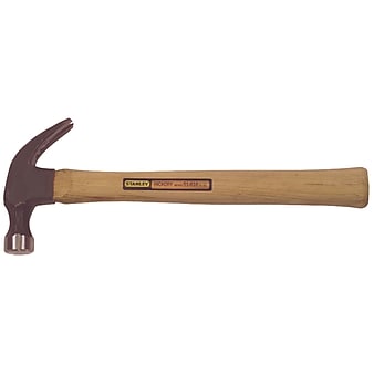 STANLEY® 51-616 Curved Claw Wood Handle Nailing Hammer, 13 1/4"(L)