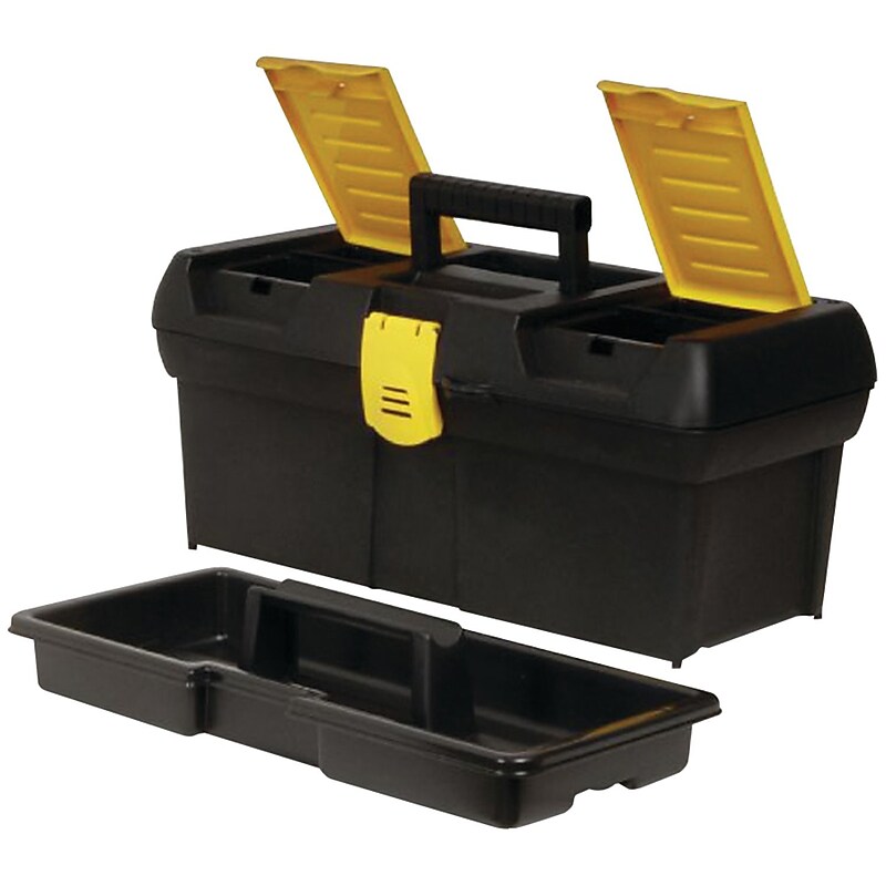 Stanley 016011R Tool Box, Black image 1