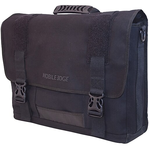 Mobile Edge ECO Messenger Bag For 17.3" Laptop, Black. at Staples