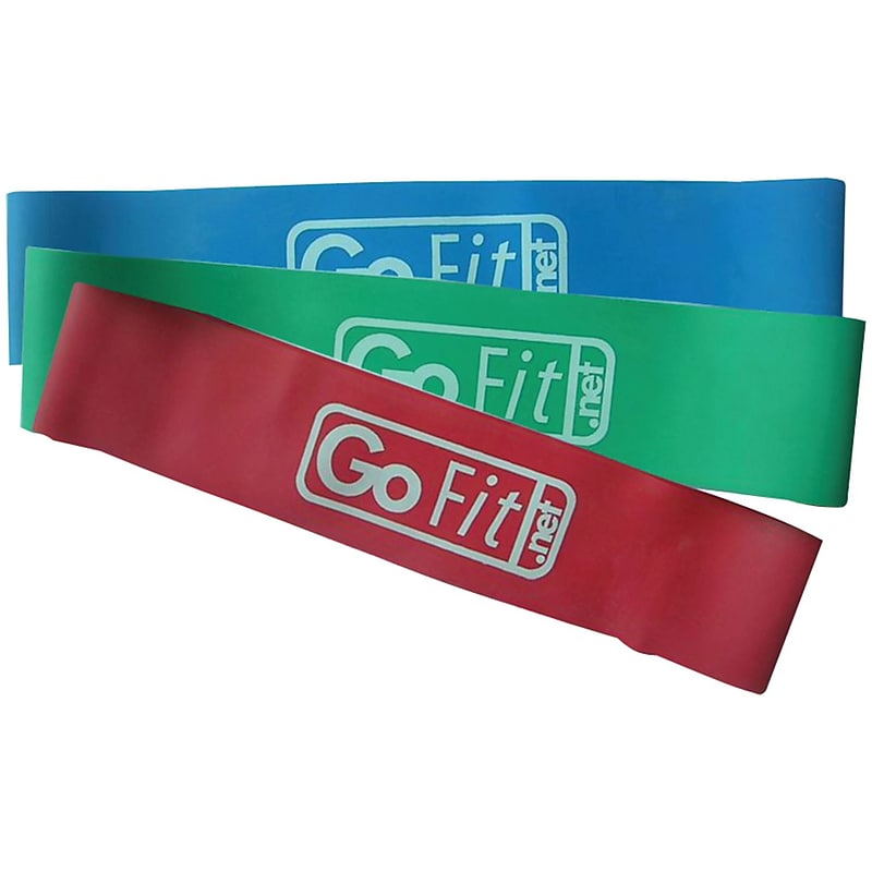 Gofit Power Loops with Flip Chart, Assorted Colors (GOFGFPLP) image 1