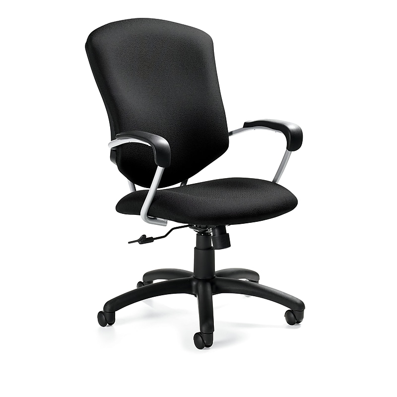 Global Supra Urban Fabric High Back Tilter Chair, Brown Ridge image 1