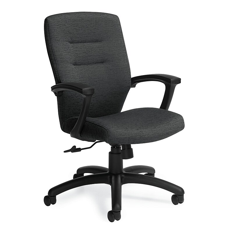 Global Synopsis Urban Fabric Medium Back Tilter Chair, Gravel Road image 1