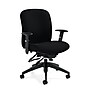 Global Truform Jenny Fabric Heavy Duty Medium Back Multi-Tilter Chair, Charcoal~#|#~m000043103_sc7