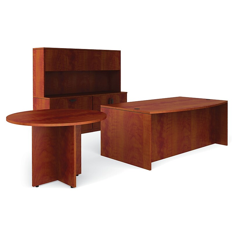 Offices to Go Superior Lam Bundle 8, American Dark Cherry Lam, 71" W x 143"L x 29.5"H/71"H, 42"L/W image 1