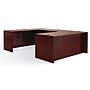 Offices to Go Superior Laminate Executive Desk Bundle, American Mahogany (TDOTG1-AML)~#|#~m000043145_sc7
