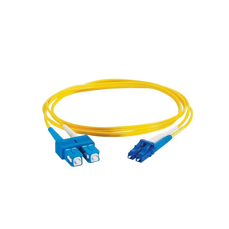 CyberData C2G 1m LC/SC Duplex Single-Mode Patch Cable image 1