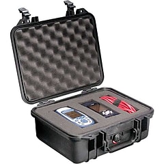 Pelican ™ Black Polypropylene Small Rugged Shipping Case with Foam