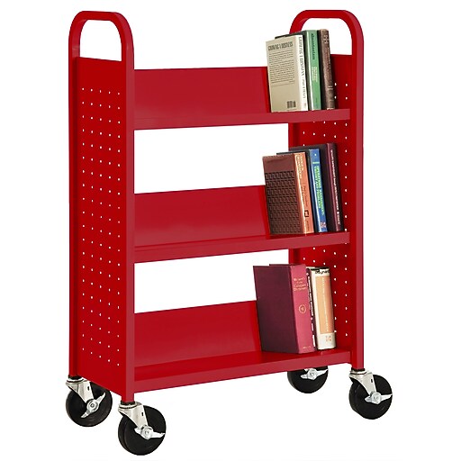 Shop Staples for Sandusky® 46"H x 32"W x 14"D Steel Single Sided Sloped