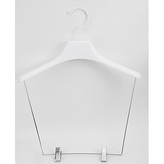 NAHANCO 15 1/2" Display Hanger With 10" Drop, White