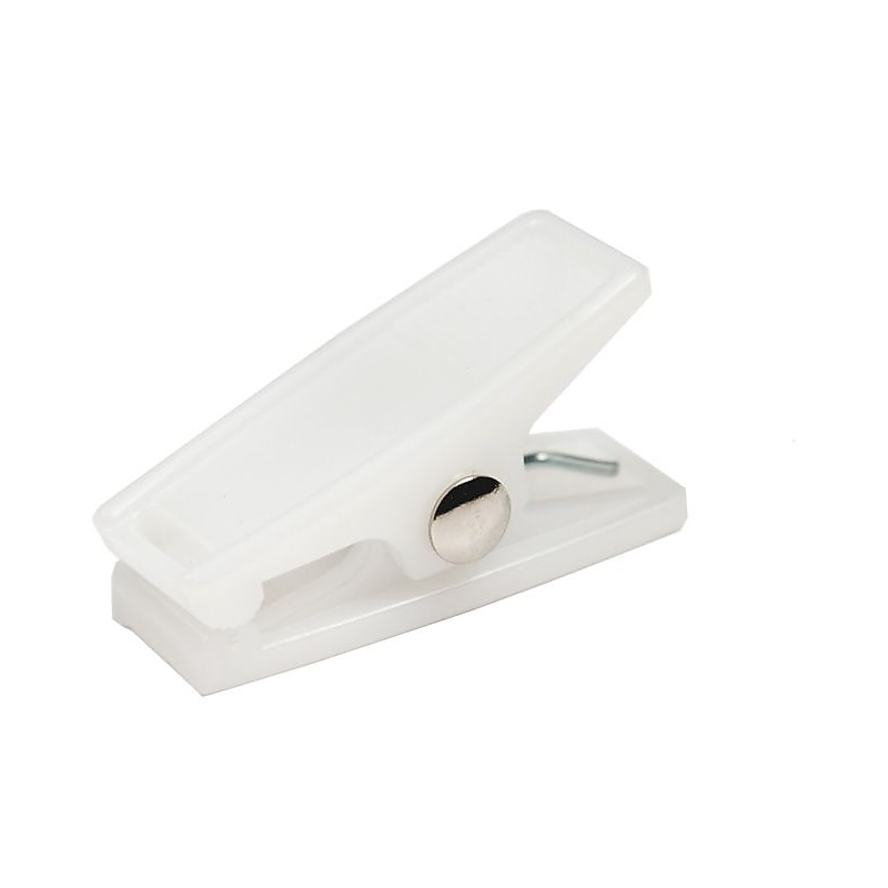 Nahanco 2" Fitting Clip, White, 100/Pack (FITTING CLIPS) image 1
