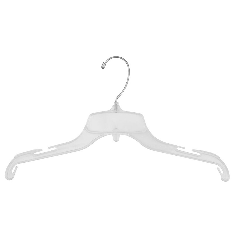 NAHANCO 15" Break Resistant Top Hanger, Clear, 100/Pack (94400) image 1
