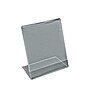 Azar Sign Holders, 4" x 6", Vertical, Clear Acrylic, 10/Pack (112726)~#|#~m000049848_sc7