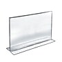 Azar Sign Holder, 17" x 11", Vertical, Clear Acrylic, 10/Pack (152709)~#|#~m000049863_sc7