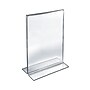 Azar Sign Holder, 11" x 14", Vertical, Clear Acrylic, 10/Pack (152710)~#|#~m000049865_sc7