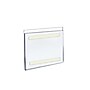 Azar Sign Holder, 5.5" x 5.5", Vertical, Wall Mounted, Clear Plastic, 10/Pack (122029)~#|#~m000049884_sc7