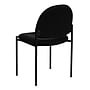 Flash Furniture Tania Fabric Reception Stacking Chair, Black, 15/Pack (15BT5151BK)~#|#~m000050849_sc7