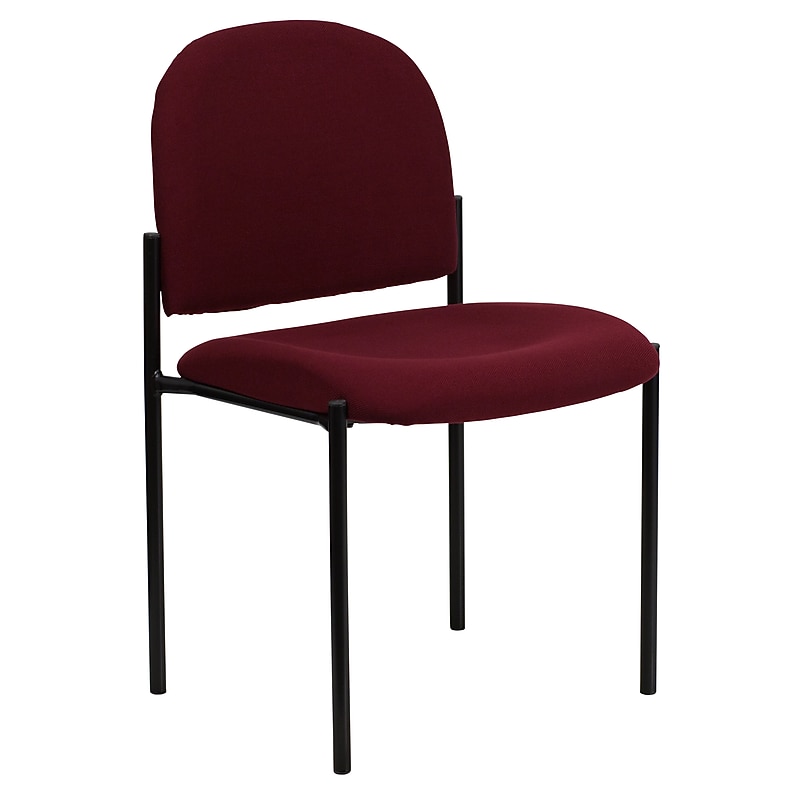 Flash Furniture Tania Fabric Reception Stacking Chair, Burgundy, 15/Pack (15BT5151BY) image 1