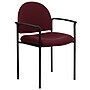Flash Furniture Fabric Stackable Steel Side Chairs with Arms, Burgundy, 30/Pack (30BT5161BY)~#|#~m000050871_sc7