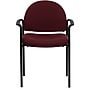 Flash Furniture Fabric Stackable Steel Side Chairs with Arms, Burgundy, 30/Pack (30BT5161BY)~#|#~m000050874_sc7