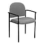 Flash Furniture Fabric Stackable Steel Side Chairs with Arms, Gray, 15/Pack (15BT5161GY)~#|#~m000050875_sc7