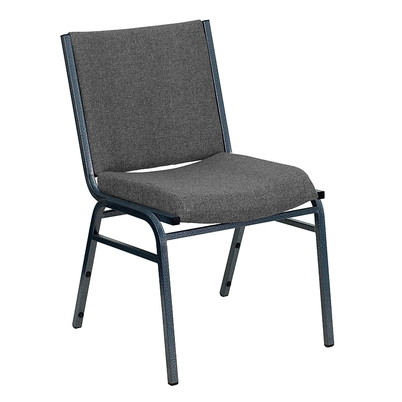 Flash Furniture HERCULES Fabric Stacking Chair, Gray, 20/Pack (20XU60153GY) image 1