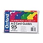 Oxford Card Guides, Alpha, 1/5 Tab, Polypropylene, 5 x 8, 25/Set~#|#~m000053182_sc7