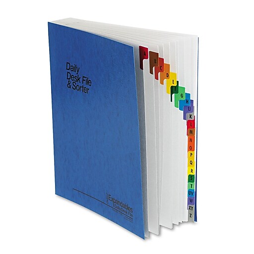 Pendaflex® Expanding Desk File, Pressguard® Cover, 23 (AZ) Dividers