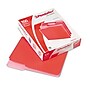 Pendaflex Recycled File Folder, 1/3-Cut Tab, Assorted, Letter Size, Red, 100/Box (152 1/3 RED)~#|#~m000053274_sc7