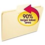 Smead SuperTab Heavy Duty File Folder, Oversized 1/3-Cut Tab, Letter Size, Manila, 50/Box (10401)~#|#~C7377271-68D5-4A9B-B2DCE8A50C5E73C2_sc7