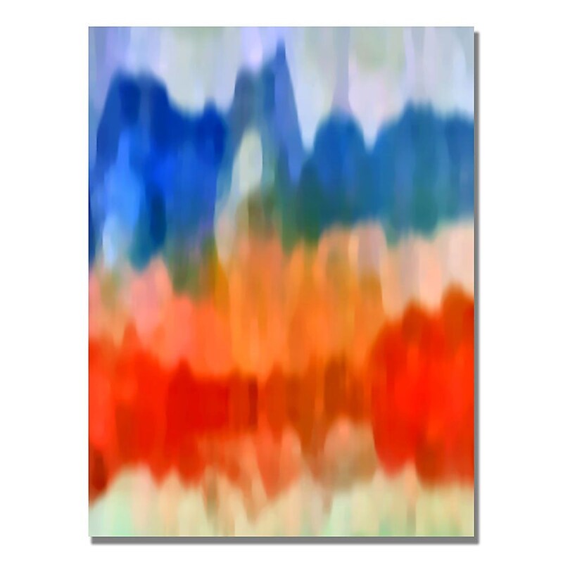 Trademark Fine Art Amy Vangsgard 'Abstract Watercolor I' Canvas Art 18x24 Inches image 1