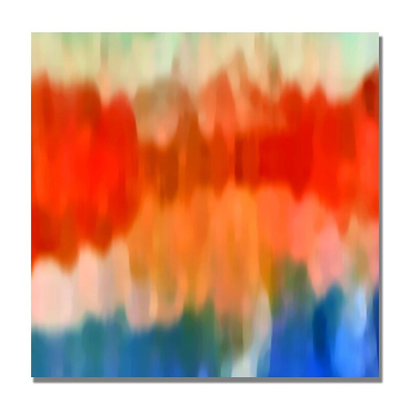 Trademark Fine Art Amy Vangsgard 'Abstract Watercolor II' Canvas Art 18x18 Inches, AV0051-C1818GG image 1