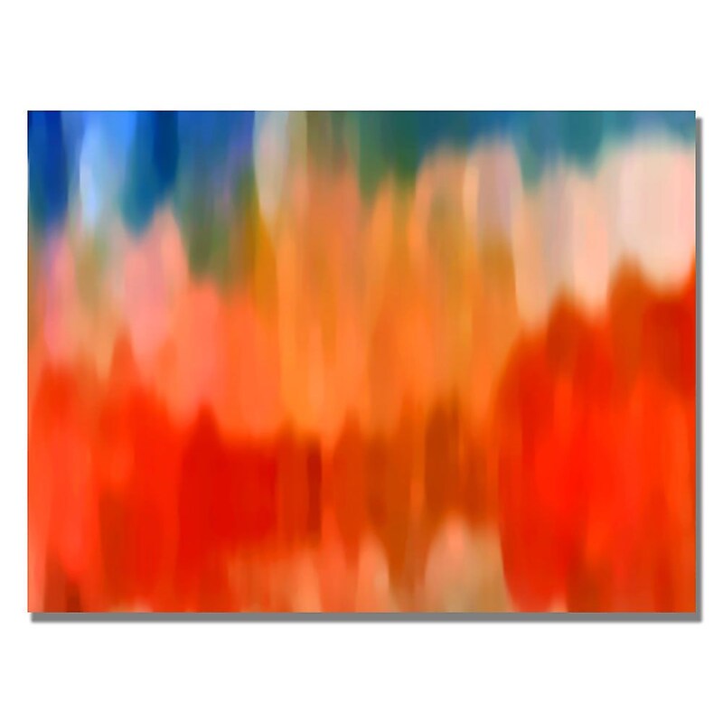 Trademark Fine Art Amy Vangsgard 'Abstract Watercolor III' Canvas Art 22x32 Inches image 1