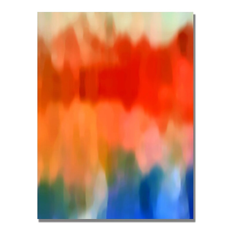 Trademark Fine Art Amy Vangsgard 'Abstract Watercolor IV' Canvas Art 30x47 Inches image 1
