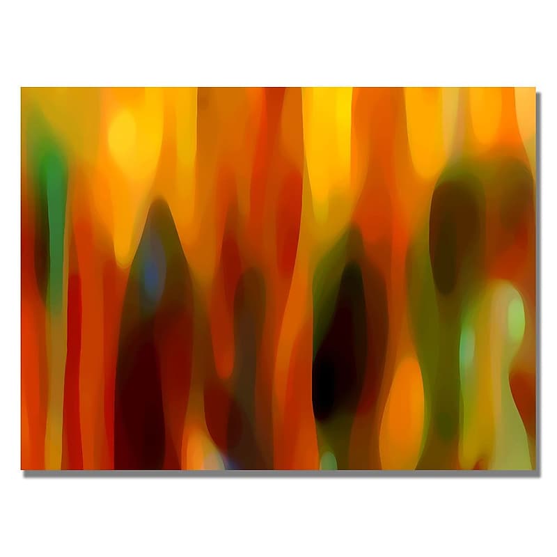 Trademark Fine Art Amy Vangsgard 'Forest Sunlight Horizontal' Canvas Art 22x32 Inches image 1