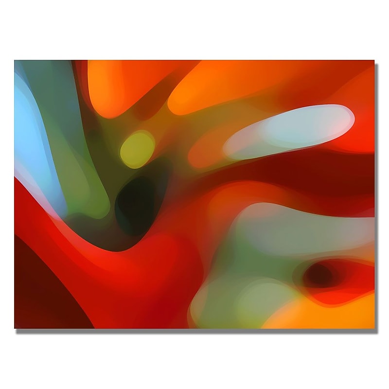 Trademark Fine Art Amy Vangsgard 'Red Tree Light' Canvas Art image 1