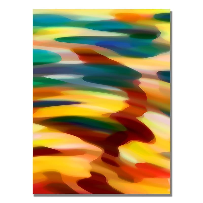 Trademark Fine Art Amy Vangsgard 'Color Fury' Canvas Art 18x24 Inches image 1