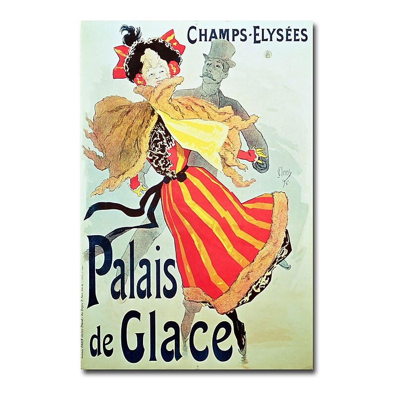 Trademark Fine Art Jules Cheret 'Ice Palace Champs Elysees 1893' Art image 1