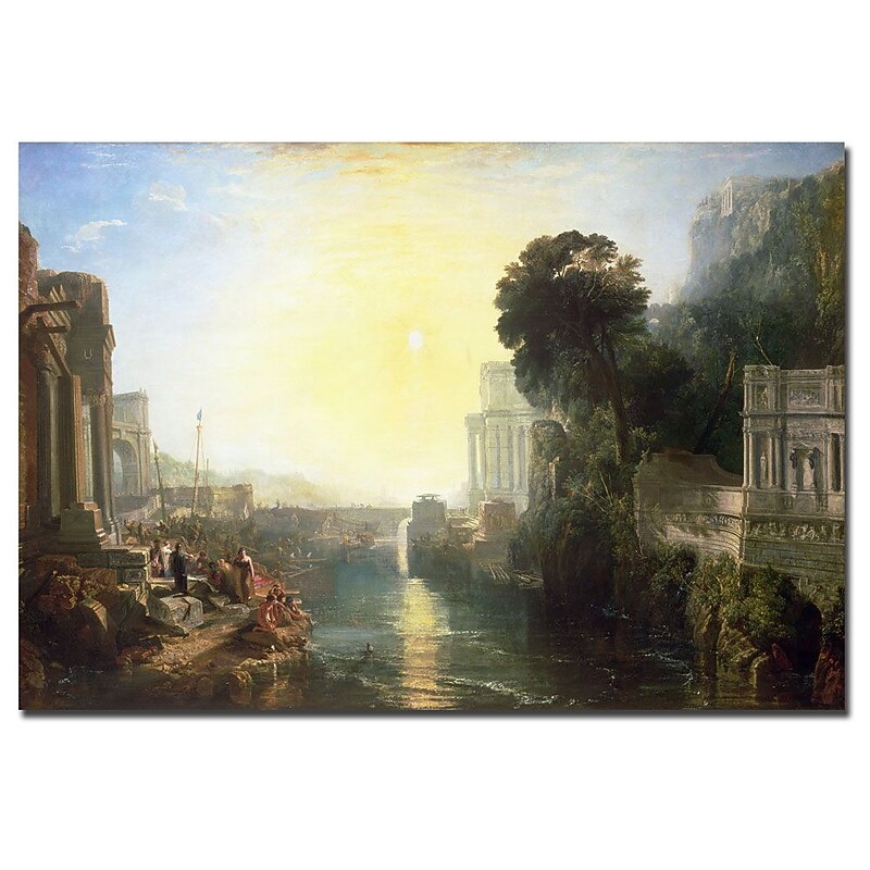 Trademark Fine Art Joseph Turner 'Dido Building Carthage 1815' Canvas Art image 1