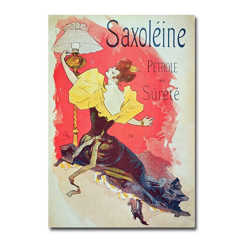 Trademark Fine Art Jules Cheret 'Saxoleine' Canvas Art image 1