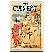Trademark Fine Art 'Cycles Clement' Canvas Art
