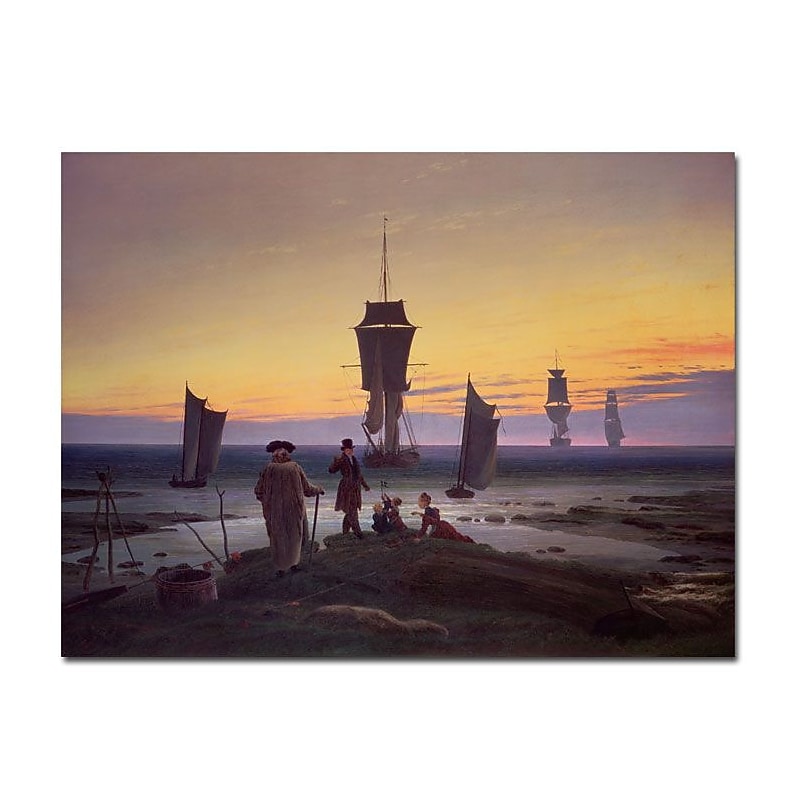 Trademark Fine Art Caspar Friedrich 'The Stages of Life, 1835' Canvas Art image 1